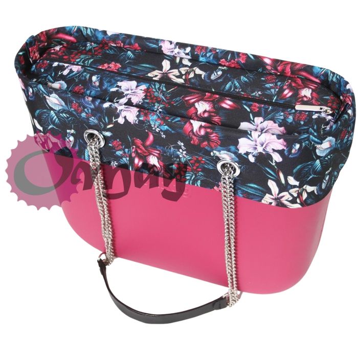 organizer i opaska do OBAG MINI cudne kwiaty sangriowe OMAY