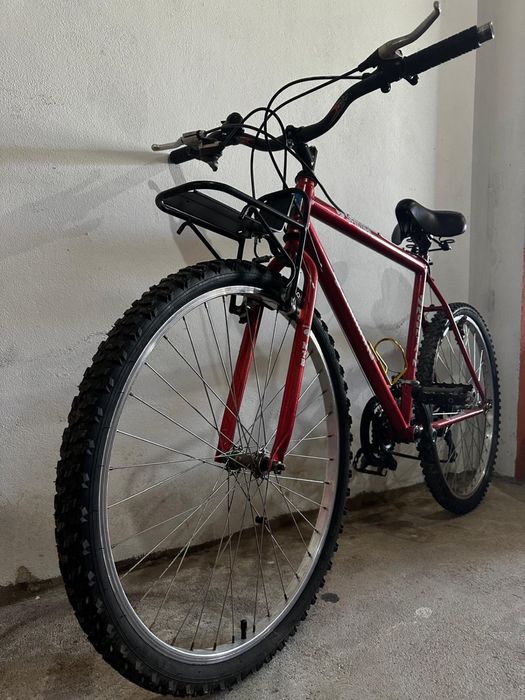 Bicicleta Shimano vermelha 27”