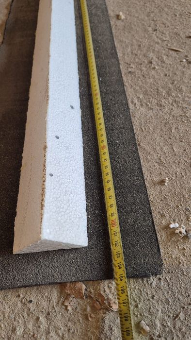 Kliny styropianowe 5/5cm EPS100 laminowane