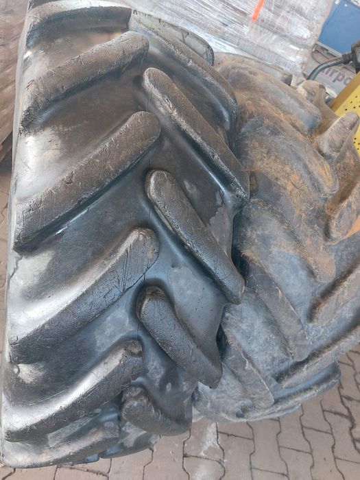 380/70r24 Michelin opony używane rolnicze para
