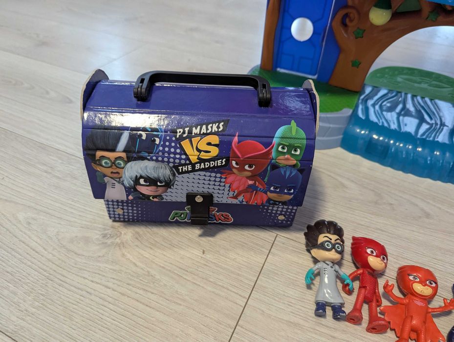 Baza Pidżamersi + Ludziki + Samochody + Książeczka + Pudełeczko