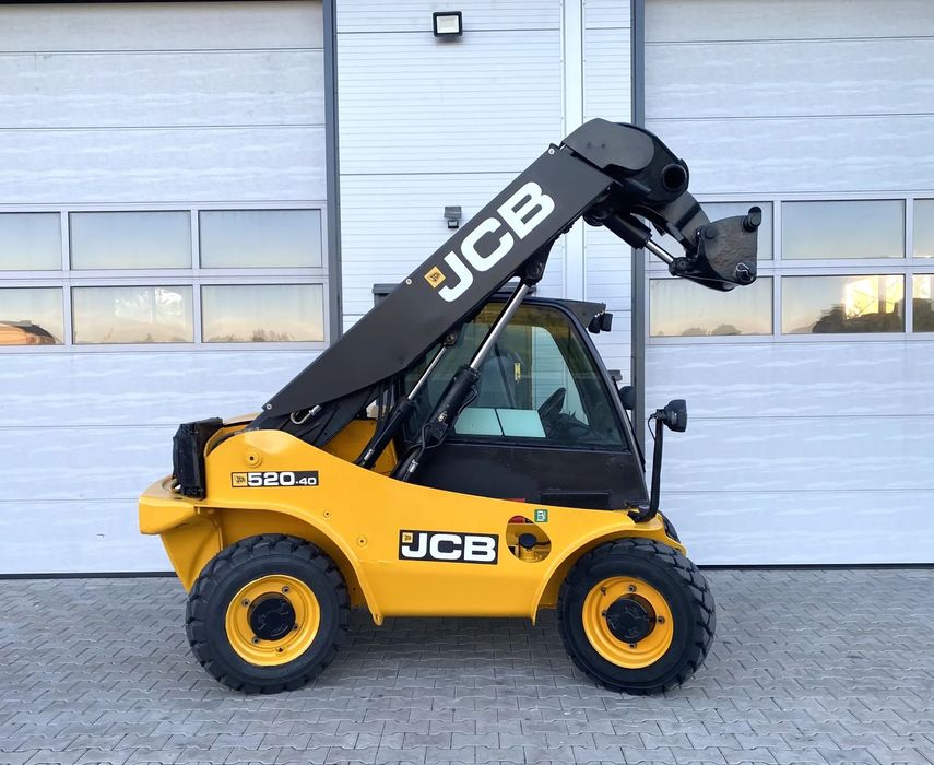 JCB 520-40 Ładowarka teleskopowa  2012r Niska Wąska Joystick 3 sekcja NOWE OPONY  nie Manitou Merlo CAT
