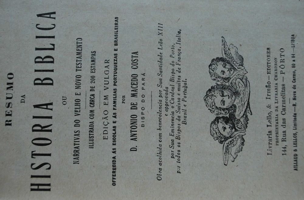 História Bíblica Ilustrada com 200 Estampas (Ano Edição 1950)