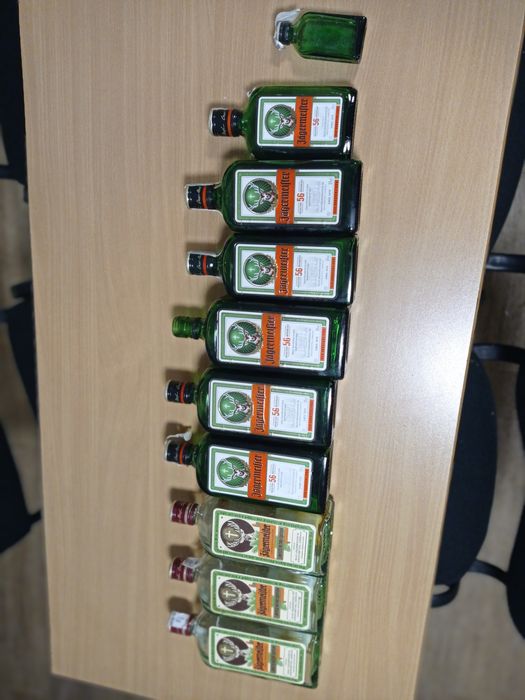 пустая  бутылка Jagermeister Егермейстер  0,5