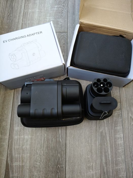 Перехідник TYPE 1 CCS2 TYPE 2 TESLA GBT CCS1  NACS переходник зарядка guwieyg adapter ККС2 Feyree GBT DC  Тесла накс 500А 7квт 32А 500квт хвіст блоку