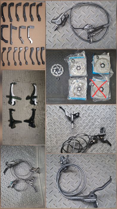 Тормоза гидравлические Shimano T6000 MT-200 MT500 Tektro Orion адаптер