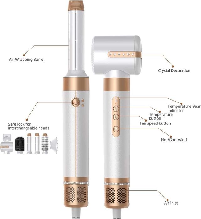 Lokówko - suszarka UKLISS AIR STYLER 7W1