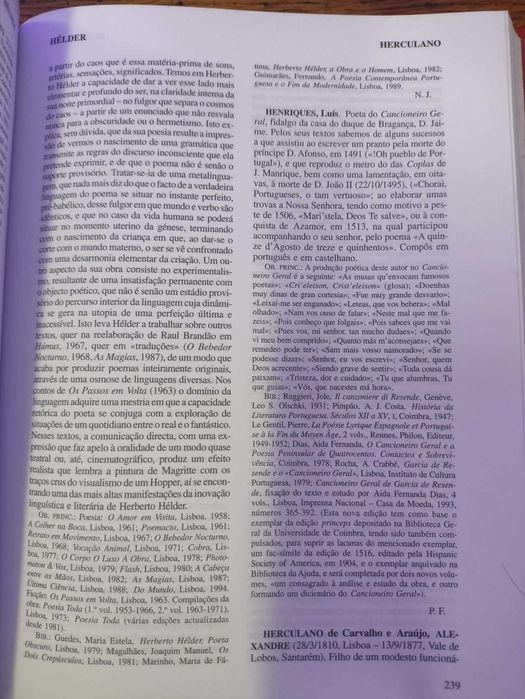 Livro "Dicionário de Literatura Portuguesa" de Álvaro Manuel Machado