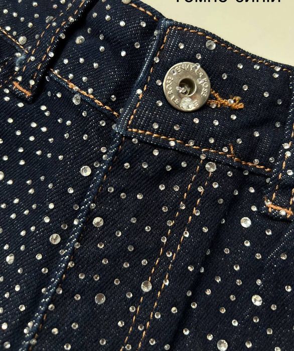 Джинси в камінці палаццо кльош труби стрази