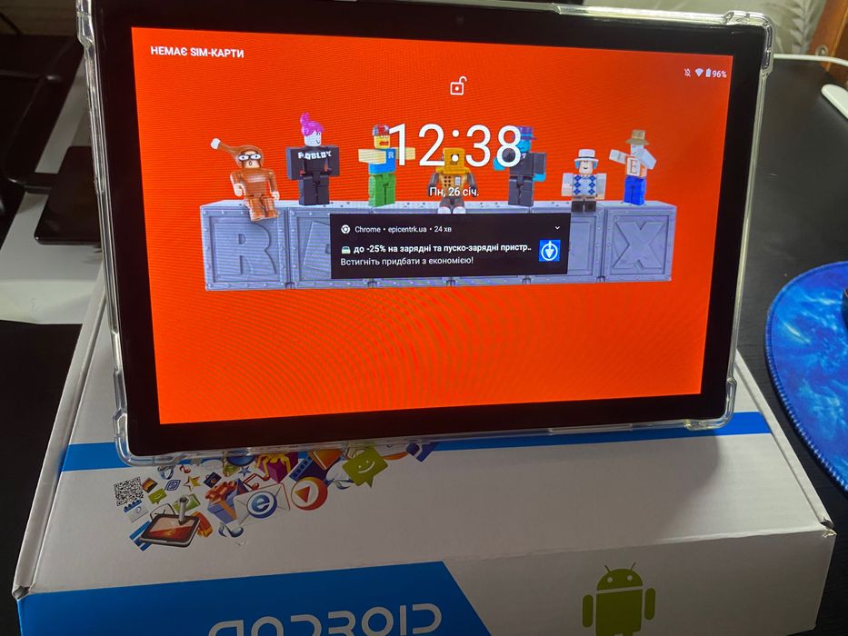 Планшет для онлайн уроків і ігор