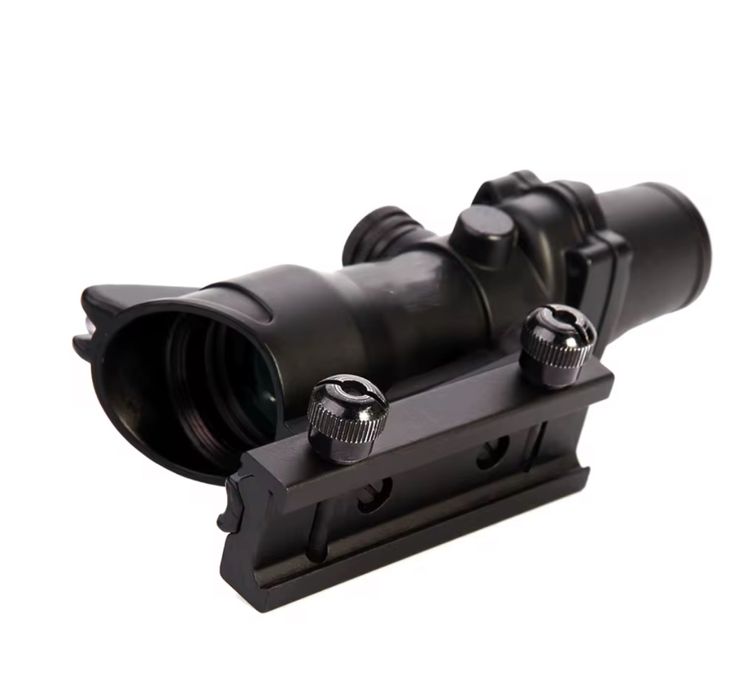 Прицел 4*32 с красной опто волоконной подсветкой и сеткой М4