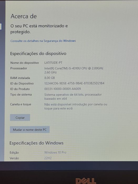 Computtador portatil Dell E7240