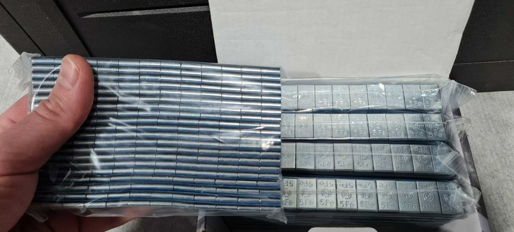 Грузики на колеса для балансування для дисков, грузики 12x5 1200шт