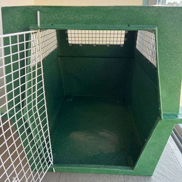 Caixa de transporte nº 7 para cão – usada 1 vez (Brasil–Portugal)