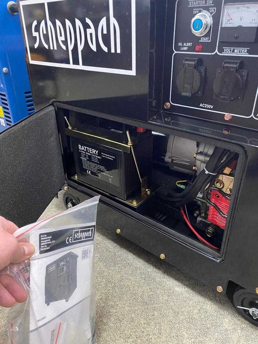 Генератор дизельний Scheppach SG5200D;  Scheppach DGS5500