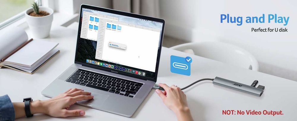 Hub USB-C Acer de 10 Gbps