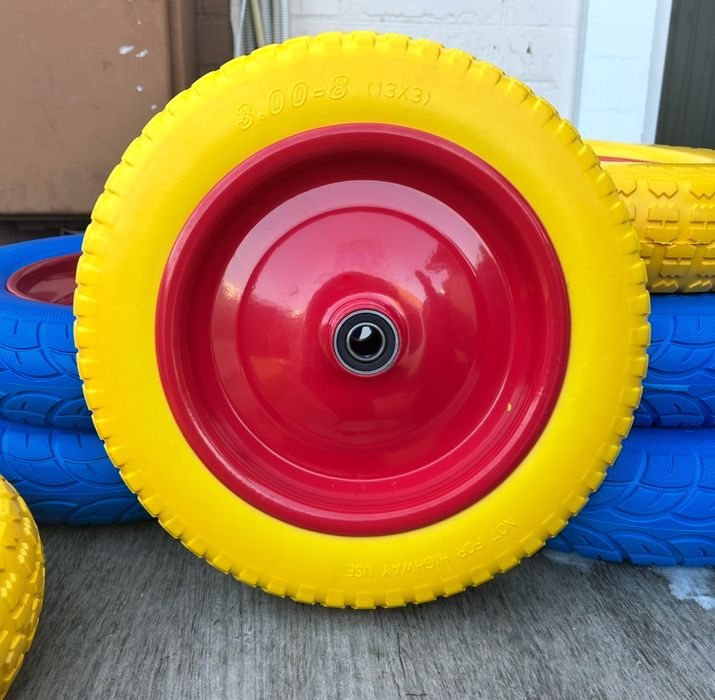 Колесо на тачку 3.00-8, колесо, пенополиуретановое колесо