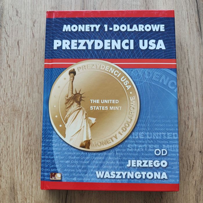 Album klaser na monety Jednodolarówki Prezydenci USA wraz z 11monetami