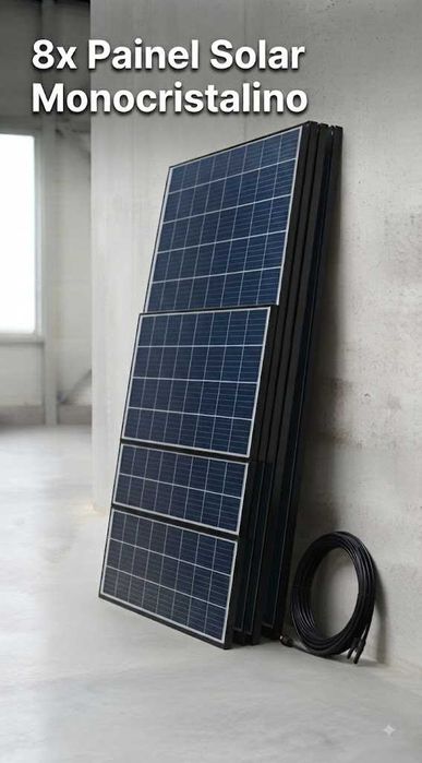 Kit Solar Híbrido 16.1kWh para Habitação - Solução Completa