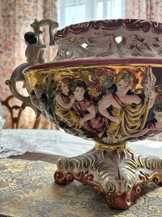 Piękna duża waza antyk sygnowana