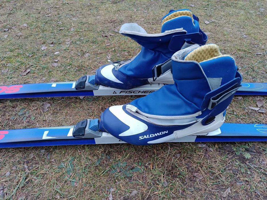 Narty biegowe FISCHER SC SKATING 182 cm + buty Salomon 43,5 (27,5 cm)