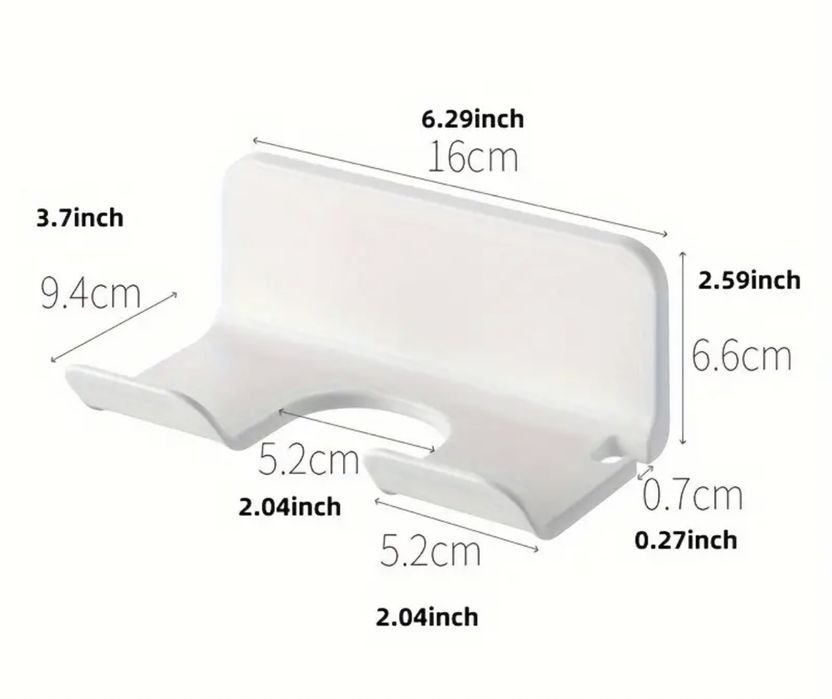 Тримач для фену/ підставка для фену/ органайзер/ поличка для фену