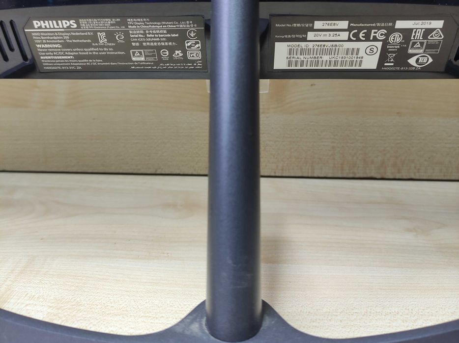 27" монітор 4K Philips 276e Ultra HD 3840x2160