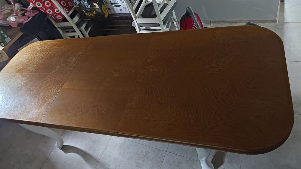 Stół dębowy rozkladany. 180+60x90