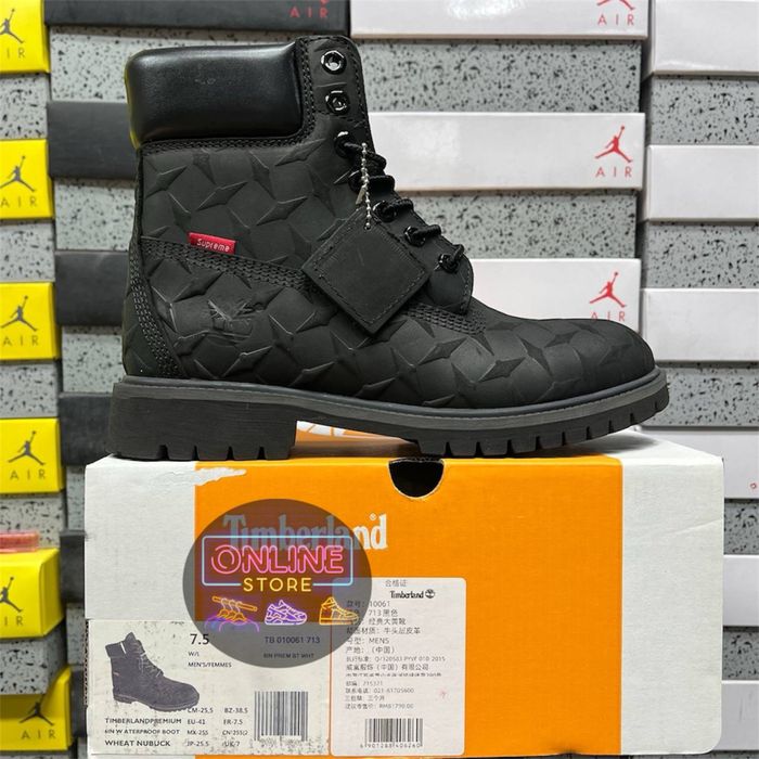 Чоловічі Timberlands х Supreme Black