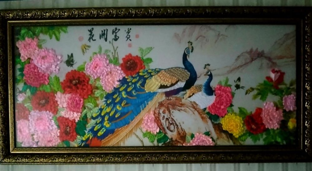 картина павлины super