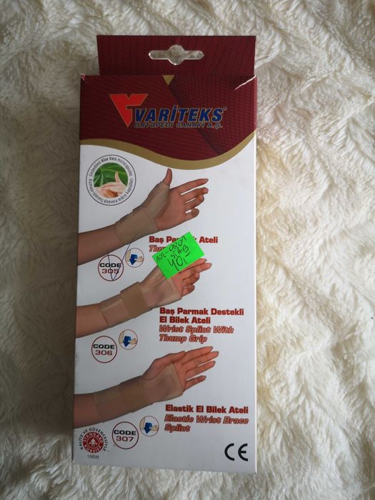 Stabilizator kciuka z szyną