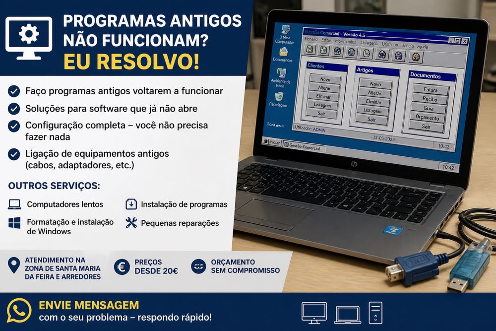 Recupero programas antigos  para Windows 10/11