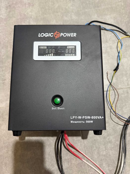 Продам ДБЖ LOGIC POWER 12 v з правильною синусоїдою LPY-W-PSW-800VA