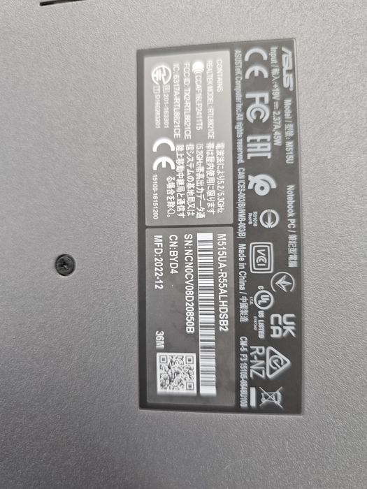 Portateil Asus M515U..512gb/DDR4 8gb