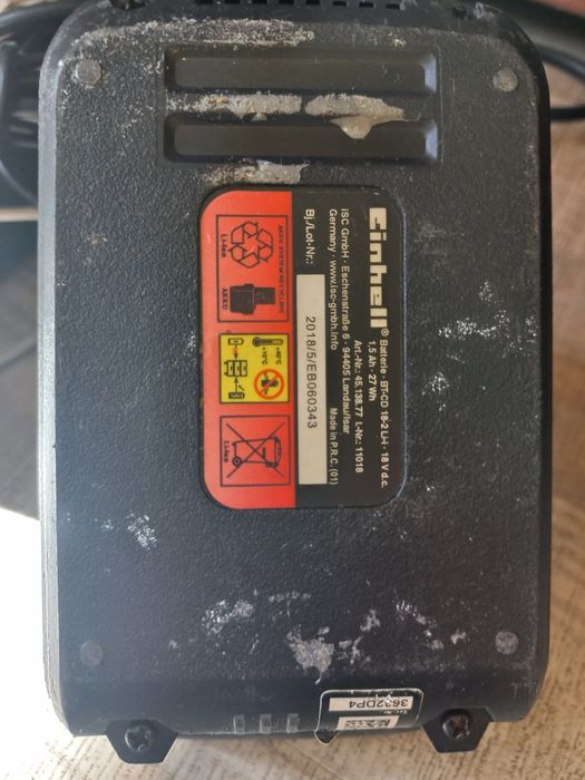 Акумуляторний шурупокрут Einhell BT-CD 18-2 Li-I. Комплект