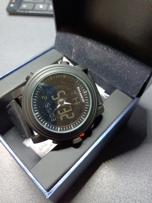 Zegarek rock wear dual time sportowy Łódź Śródmieście •