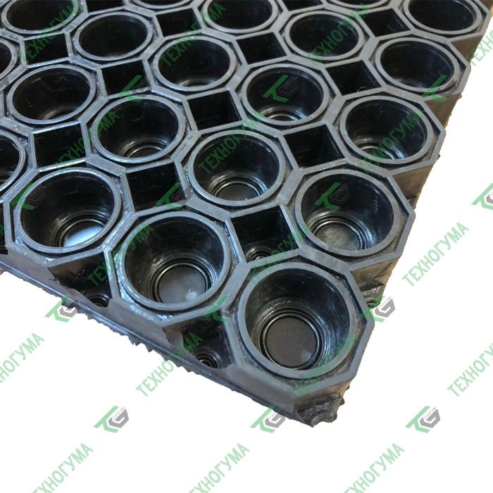 Коврик ячеистый резиновый СОТЫ пробивной/непробивной 38х58