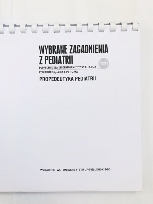 Wybrane zagadnienia z pediatrii Pietrzyk