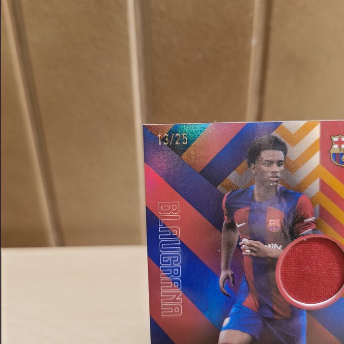 Alejandro Balde Blaugrana Relic Card /25 Barcelona Team Set
