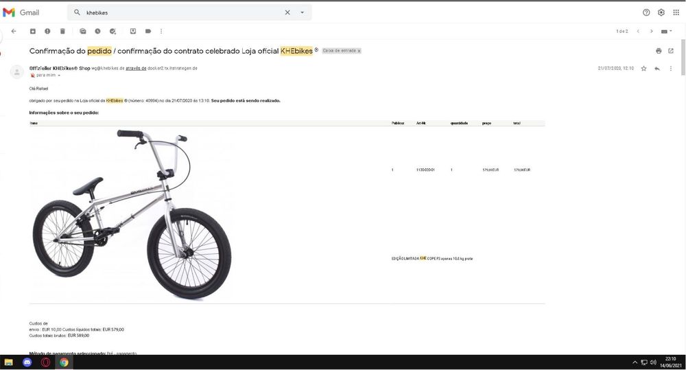 BMX Freestyle - KHE Cope Limited | Ler anúncio