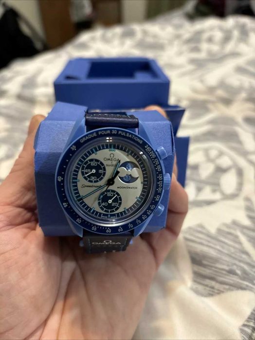 Swatch×Omega Bioceramic Moonswatch Mission to the Super Blue Moonphase
