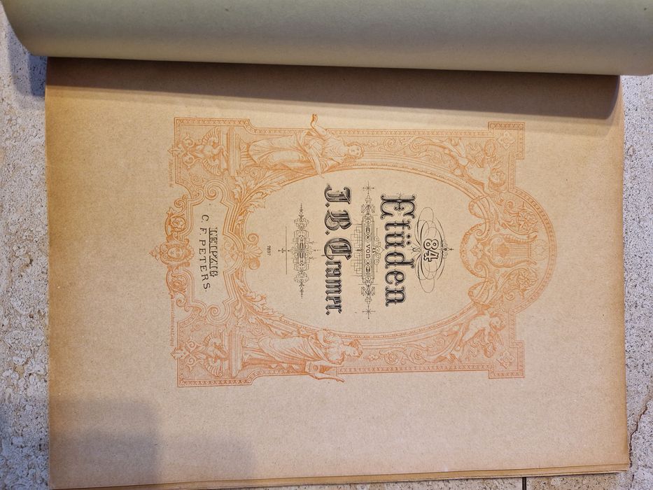 Nuty na fortepian antyk Cramer Etiudy