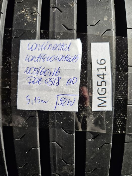 Continental 205/60 r16 ContiEcoContact 5 /// 5,15mm!!! Wysyłka