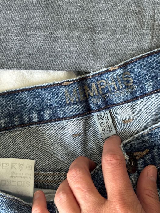 Zestaw spodni 4 pary: 3xJeans, 1xmaterial