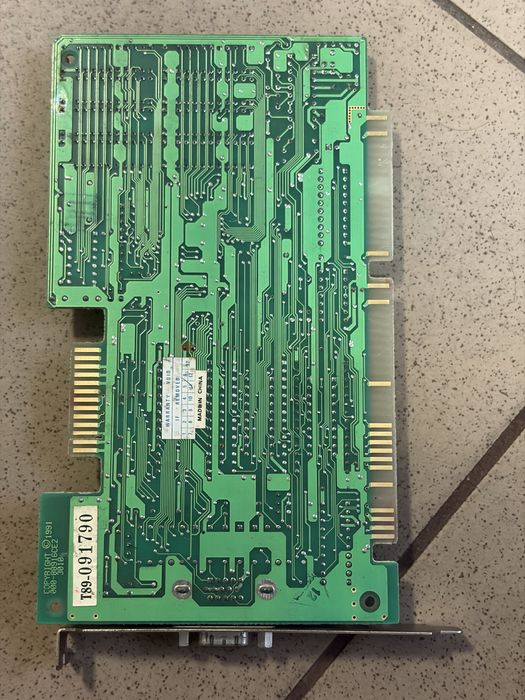 Karta Graficzna Trident TVGA8900C ISA | Retro PC | sprawna 100%