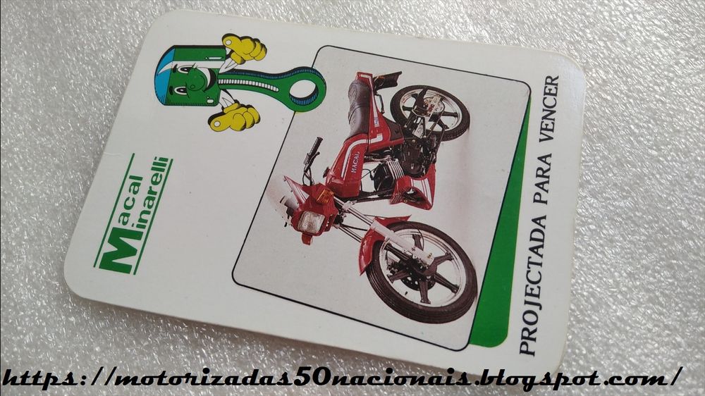 Calendário Macal de 1989 - Macal M86