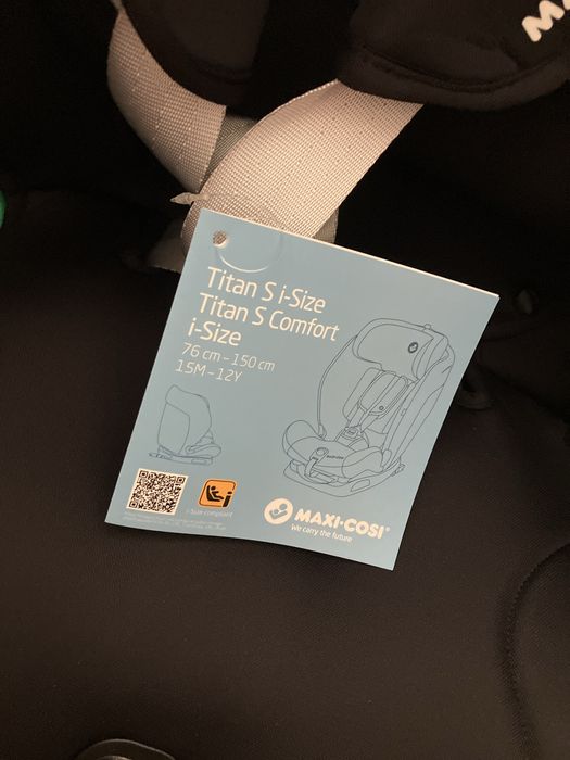 Cadeira-auto Maxi-Cosi Titan S i-Size - NOVA (ainda na caixa)