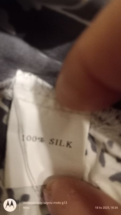 Elęgancka bluzka jedwabna