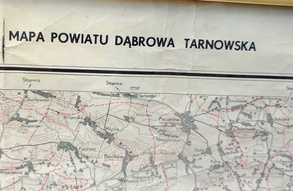 Dąbrowa Tarnowska - Mapa Proporczyk sport - Dąbrovia Klub sportowy