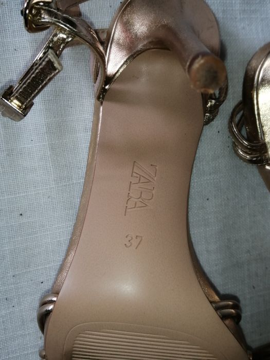 Buty szpilki sandały Zara r 37 obcas 9 cm